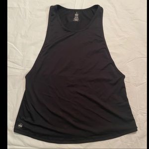 Senita Athletics Grey and Black Workout Tank Tops - Large